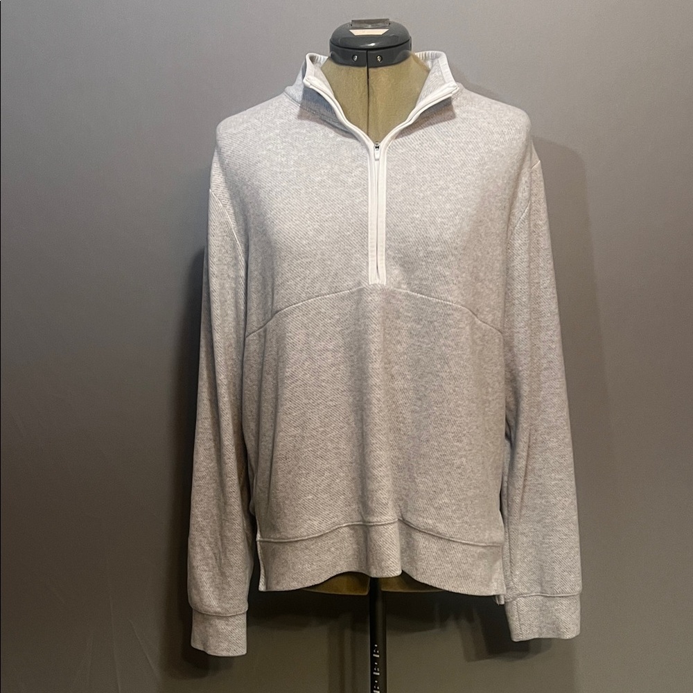 Walter Hagen Performance Quarter Zip Pullover | Men’s Large | Gray